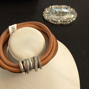 Brighton leather magnetic closure bracelet